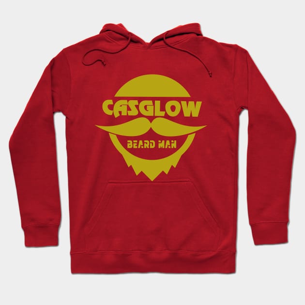 CASGLOW BEARD MAN TSHIRT Hoodie by damieloww